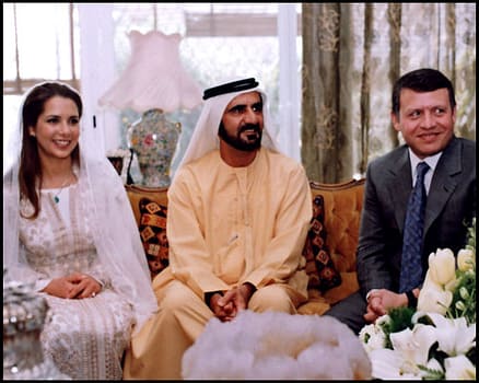 Haya Bint Al Hussein and Mohammed Rashid Al Maktoum